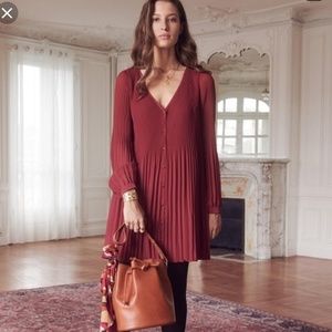 SEZANE  BLACK LOUISETTE DRESS size 36 (4/6)